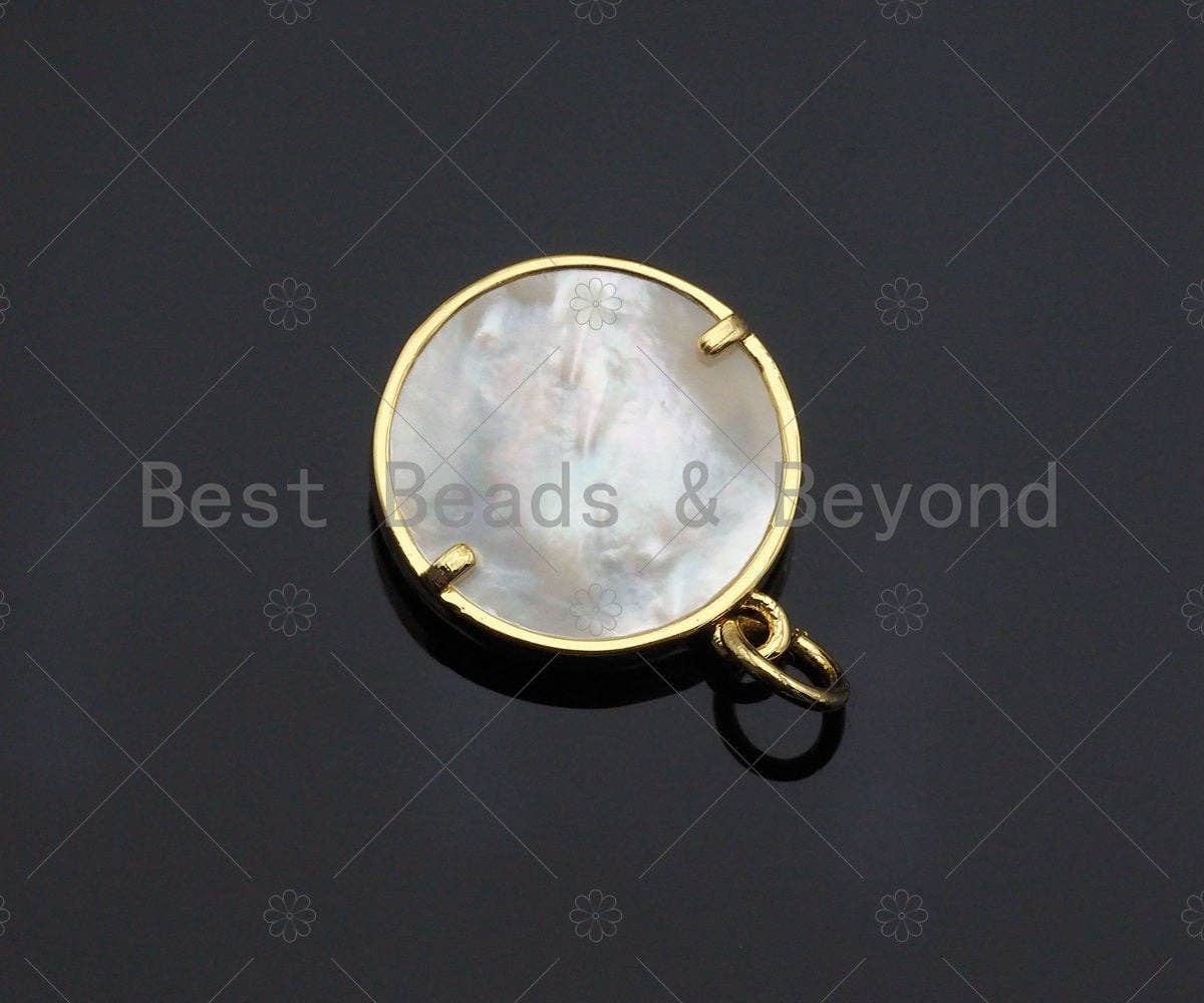 CZ Micro Pave Twelve Constellations Charm/Pendant, Zodiac charm, Constellation Mother-of-pearl Inlay Pendant/Charm,15x17mm,Sku#Z1228